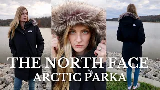 THE NORTH FACE | ARCTIC PARKA | FAUX FUR HOOD | REVIEW | TRY ON | JESS MCAFOOSE