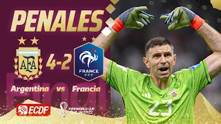 PENALES: ARGENTINA 4-2 FRANCIA - FINAL MUNDIAL DE QATAR 2022