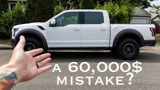 Something is seriously wrong with my new Ford F-150 Raptor