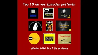 top 10 de vos épisodes préférés - février 2024 -