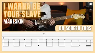 I Wanna Be Your Slave - Måneskin (Guitar Lesson/Tab)