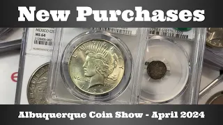 New Purchases - Albuquerque Coin Show - April 19-21, 2024