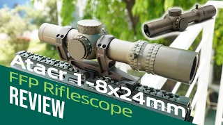 NF ATACR 1-8X24mm FFP LPVO Riflescope Mil Spec Ver. Replica FDE Color