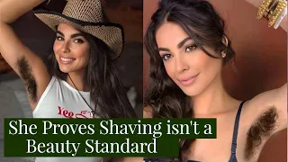 Women with Natural Beauty Are Beautiful | Giovanna Corsetti Proves Shaving is not a Beauty Standard
