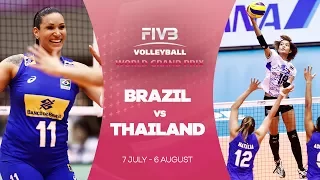 Brazil v Thailand highlights - FIVB World Grand Prix