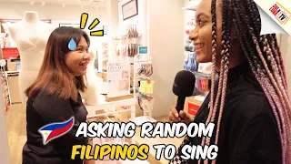 CAN ALL FILIPINOS SING? ASKING RANDOM FILIPINOS TO SING. Ambush Interview - Philippines | Sol&LunaTV