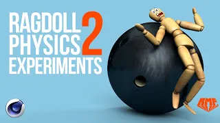 RagDoll Experiments 2 | More physics fun in Cinema 4D