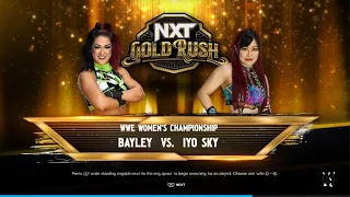 Bayley vs Iyo Sky (Women's Championship Match)