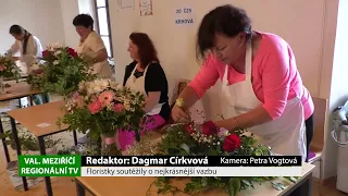 VALAŠSKÉ MEZIŘÍČÍ: O nejkrásnější vazbu soutěžilo deset floristek z regionu