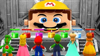 Mario Party The Top 100 - Mix Team Minigames - Which team will win?