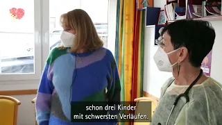Staatsministerin Petra Köpping zu Besuch in einer Kinderarztpraxis in Hainichen