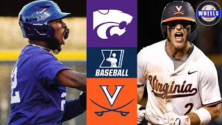 Kansas State vs #12 Virginia | Super Regionals G1 | 2024 College Baseball Highlights