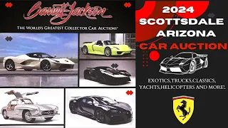 Barrett-Jackson 2024 Car Auction! In Scottsdale, Arizona