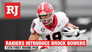 Raiders introduce Brock Bowers