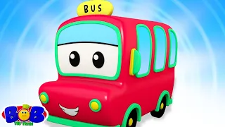 Wheels on the Bus - Fun Ride with Bob the Train + More Nursery Rhymes