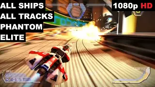 WipEout HD Fury All Tracks / Circuits Phantom Elite + All Ships Omega Collection PS4 Gameplay