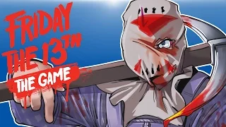 Friday The 13th Beta - SackHead Jason! (Glitches!) JasonNado, Flying Car, Tentlirious!