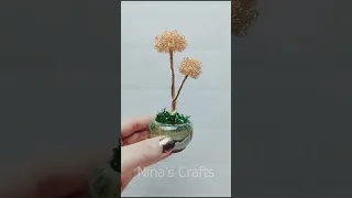 Make a beautiful tree out of copper wire
