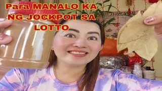 PARA MANALO KA NG JOCKPOT SA LOTTO-APPLE PAGUIO7