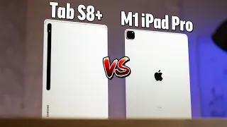 Galaxy Tab S8+ vs M1 iPad Pro - Ultimate Comparison!