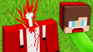 Mikey Build SECRET HOUSE INSIDE A JJ'S HEAD in Minecraft Challenge (Maizen Mizen Mazien) Parody