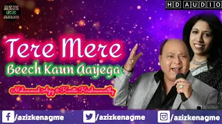 Tere Mere Beech Mein | Mohammad Aziz | Kavita Krishnamurthy | Watan Ke Rakhwale 1987 | Aziz Ke Nagme