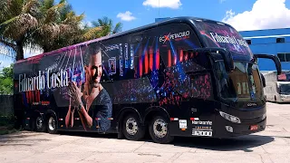 Ônibus do cantor Eduardo Costa