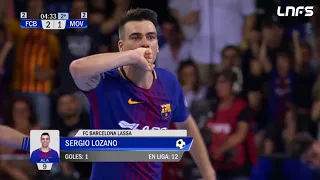 Gol Lozano (2-1) FC Barcelona Lassa - Movistar Inter. Final 4 Play Off. LNFS