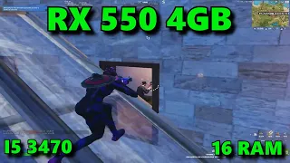 RX 550 4GB | i5 3470 | 16 GB | Fortnite Chapter 5 Season 1 (4K 60FPS)