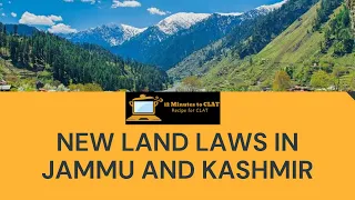 New Land Laws in Jammu and Kashmir I Can you buy land in Jammu & Kashmir? I Keshav Malpani