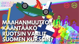 Maahanmuutto: kääntääkö Ruotsi myös Suomen kurssin? / Heikelä & Koskelo 23 minuuttia / 505