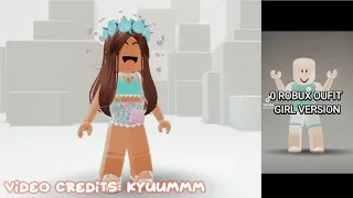 Testing 0 ROBUX outfit idea!!!-🤩🤑😚
