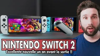 Nintendo Switch 2 EXCELLENTE NOUVELLE un an avant la sortie 😱 Nintendo achète un studio de portage