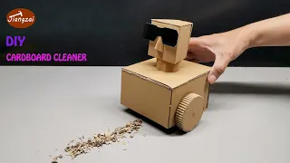 How to Make Cardboard Sweeper at Home DIY Cardboard Crafts