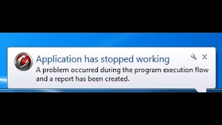 Ошибка Application has stopped working A problem occurred during the...World Of Tanks