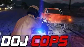 Dept. of Justice Cops #653 - Motorcycle Officer