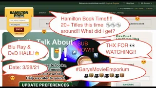 Hamilton Book Movie Haul 📦 For 03/28/21 👈👈 ..Blu Ray & DvD..#HamiltonBook #HappySunday #SolidOrder