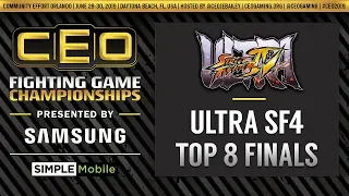 [Ultra Street Fighter 4] Top 8 Finals - CEO 2019