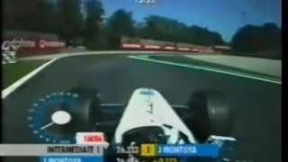 F1 Monza 2001 - Juan Pablo Montoya Pole Lap Onboard