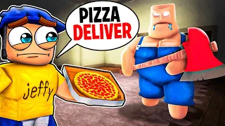 Jeffy Delivers Pizza to a CREEPY MANSION in Roblox!