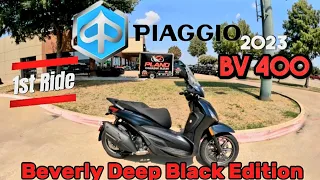 1st Ride and Review Piaggio BV 400 #review #vespa #piaggio