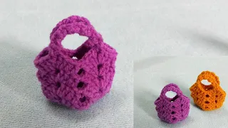 Crochet mini Basket 🧺 / क्रोशिया से बुनये बास्केट / Hindi