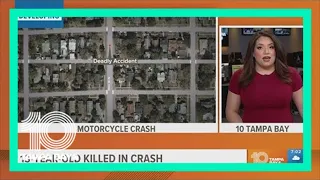 13-year-old hit, killed by motorcycle in St. Pete
