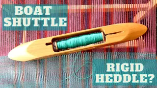 Can I use a boat shuttle with my rigid heddle loom?