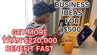 5 BUSINESS IDEAS 2022 YOU CAN START WITH $500 (make money fast)