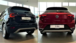 New Volkswagen T-ROC 2023 vs New Vw T-Cross 2023 Comparison by Supergimm