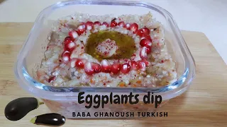 Baba Ganoush( Turkish Eggplant Dip) Amazing Eggplant Recipe| Smoky Baba Ganoush#Shorts