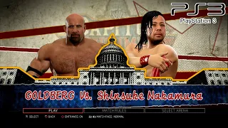 WWE 2K17 PS3 - Goldberg VS Shinsuke Nakamura - KO Match [2K][mClassic]