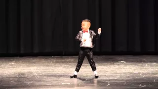 Zachary dancing to Billie Jean