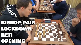 Reti opening | Demidov - Motylev | Bishop pair gets locked